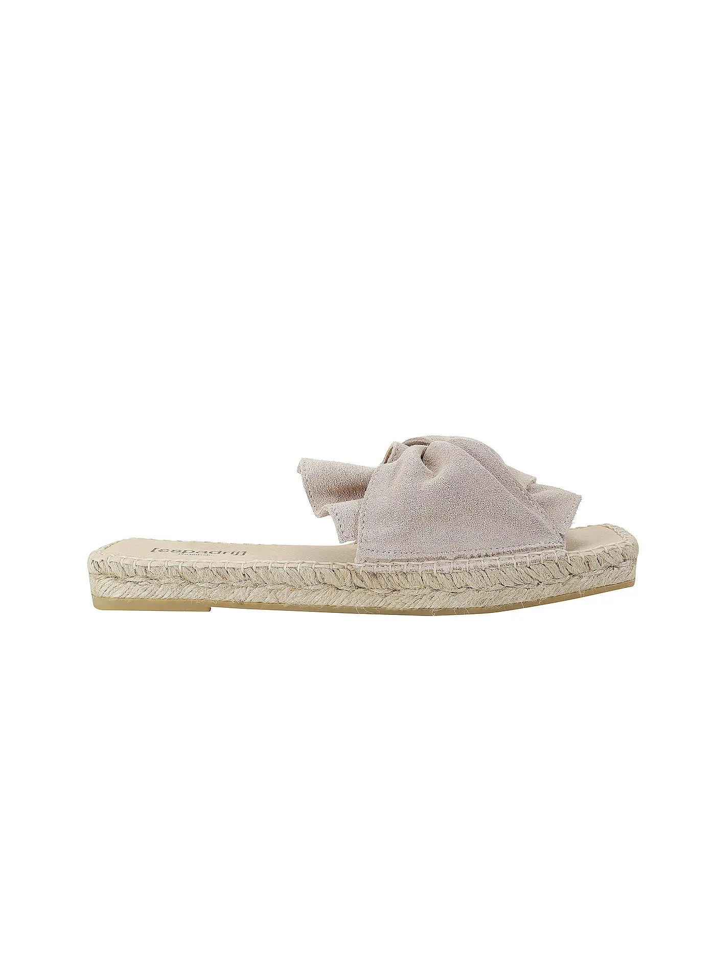 ESPADRIJ L'ORIGINALE | Pantoletten CARRE BOUCLE | beige